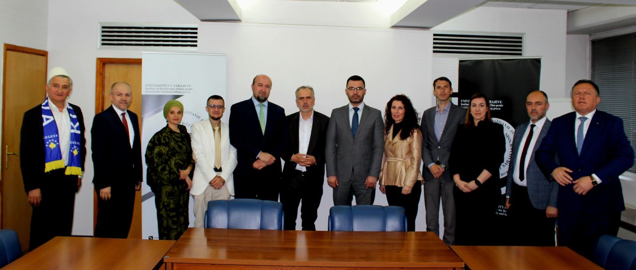 DELEGACIJA ISLAMSKE ZAJEDNICE KOSOVA POSJETILA INSTITUT ZA ISTRAŽIVANJE ZLOČINA PROTIV ČOVJEČNOSTI I MEĐUNARODNOG PRAVA