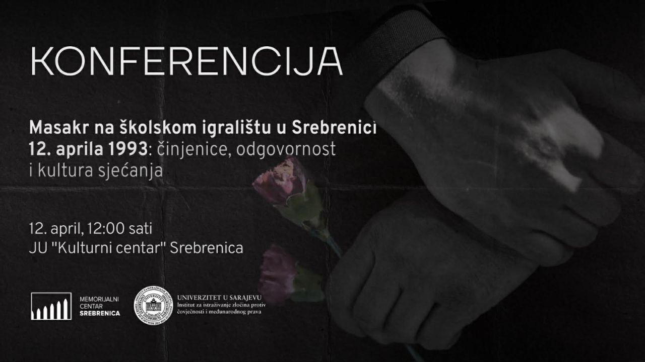 Institut i Memorijalni Centar Srebrenica organizuju konferenciju u Srebrenici