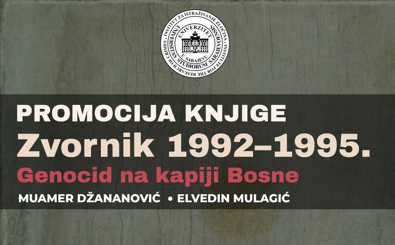 PROMOCIJA KNJIGE „ZVORNIK 1992–1995: GENOCID NA KAPIJI BOSNE“ U VIJEĆNICI